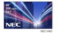 Готовое решение от Nec на базе видеопанели NEC V463 и медиа плеера SpinetiX DIVA